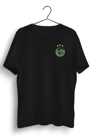 I Am A Pirate Graphic Printed Black T-shirt