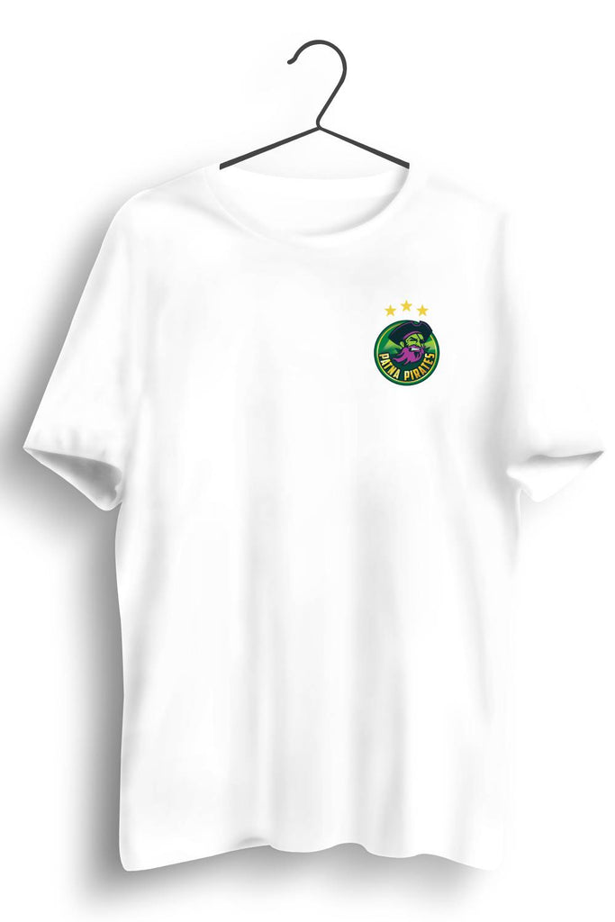 I Am A Pirate Graphic Printed White T-shirt
