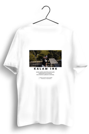 Cheat Activated Graphic Printed White Tshirt