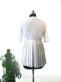 Button Down Pleated Top