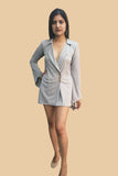 Grey Blazer Dress