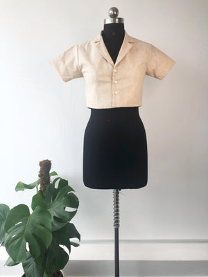 Line Crop Shirt