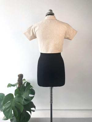 Line Crop Shirt
