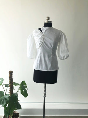 Cut Out Shoulder Top