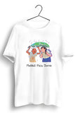Mushkil mein jeena White Tshirt