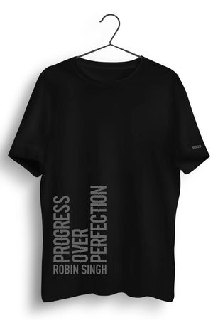 Progress over Perfection Black Tshirt