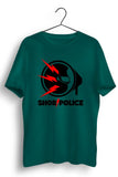 Shor Police Logo Green Tshirt