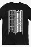 To the Culture Barcode Printed Black Tshirt
