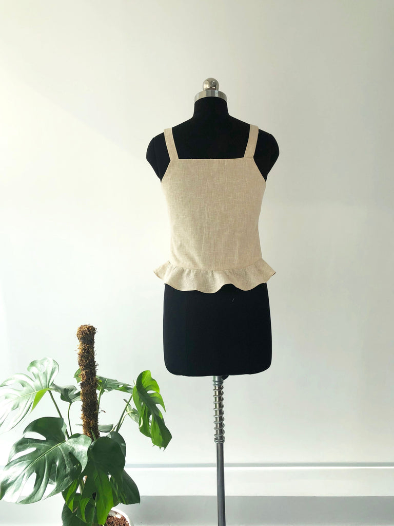 Buttoned Tank Top