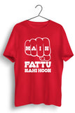 Main Fattu Nahi Hoon Red Tshirt
