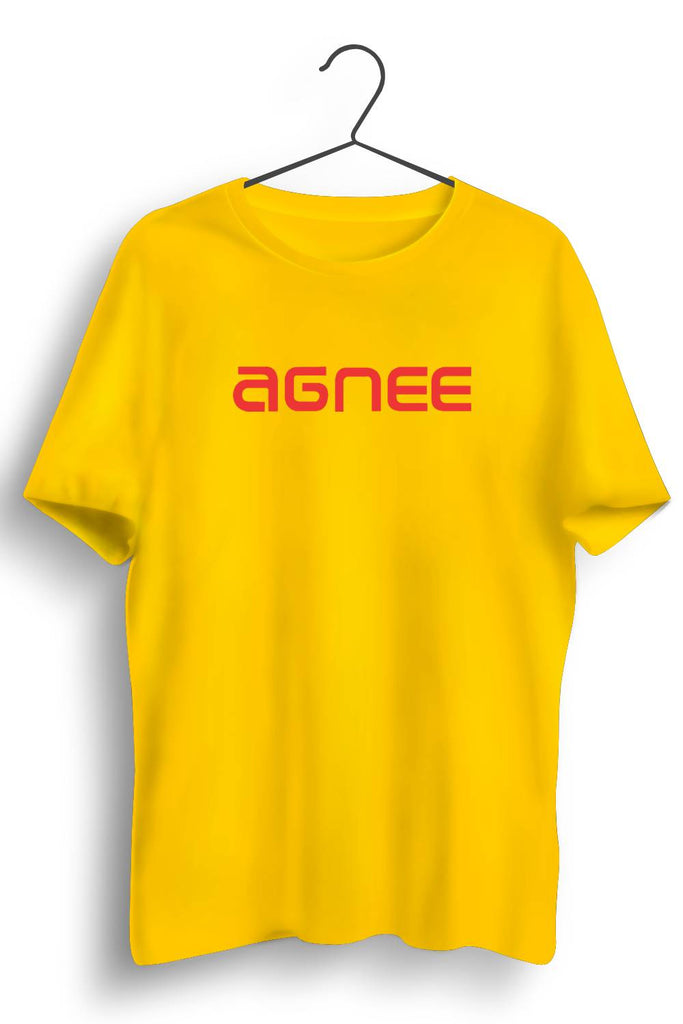 Agnee Text Horizontal Printed Tee