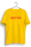 Agnee Text Horizontal Printed Tee