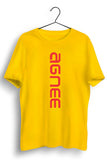 Agnee Text Vertical Printed Tee
