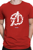 Avengers Endgame - Broken Avengers Logo Red T-Shirt