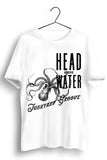 Head Above Water Black Octopus Print