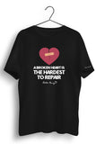 Broken Heart Graphic Printed Tshirt