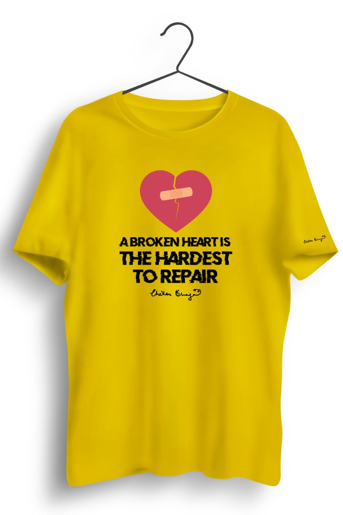 Broken Heart Graphic Printed Tshirt