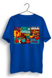 Classical Music Graphic Printed Blue Tshirt