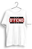 DFend Logo White Tshirt