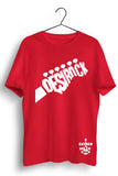 Desi Rock Printed Red Tshirt
