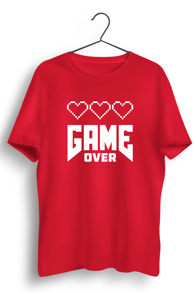Game Over Red Tshirt