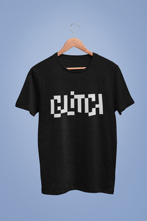 Glitch Collective Horizontal Graphic Black Tshirt