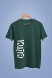 Glitch Collective Vertical Graphic Green Tshirt