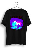 High and Dry Graphic Printed Black Tee