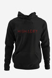 High and Dry All Weather Black Hoodie