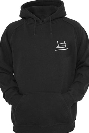 Humanity Religion Graphic Printed Black Hoodie