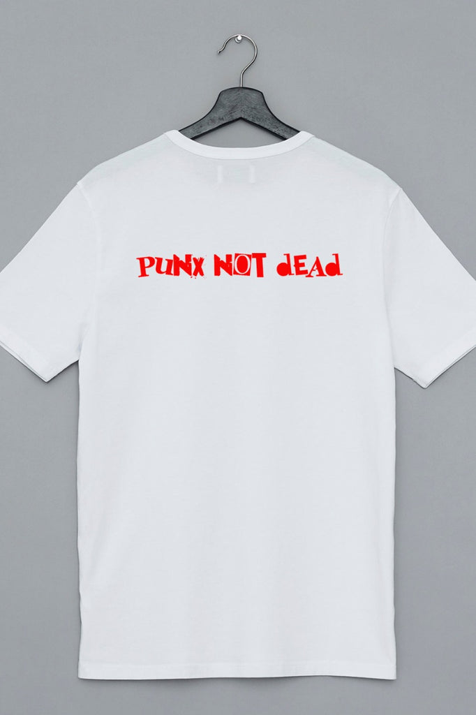 Hooligan Graphic Printed White Tee