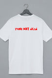 Hooligan Graphic Printed White Tee
