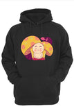 Meditating Monk Graphic Printed Hoodie