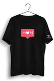 Mom Graphic Printed Black Tshirt
