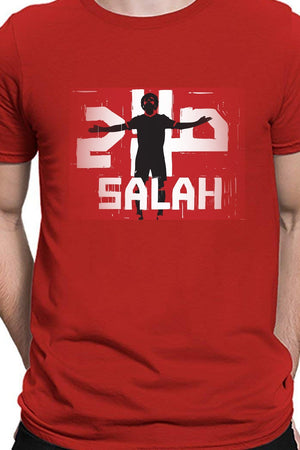 Mohamed Salah - Premier Egyptian Footballer For Liverpool - Fan Tee Red