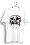Music In My Head White Tshirt