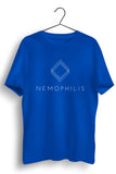 Nemophilis Blue Tee with White Print