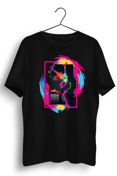 Dance Neon Print Black Unisex Tshirt – StychedLife1