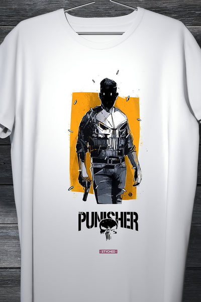 Comic – T-Shirt Printed Universe - Marvel Cinematic Punisher The StychedLife Style -