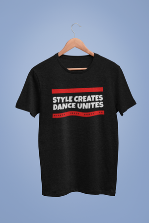 Hip Hop India Style Creates Dance Unites Black Tshirt