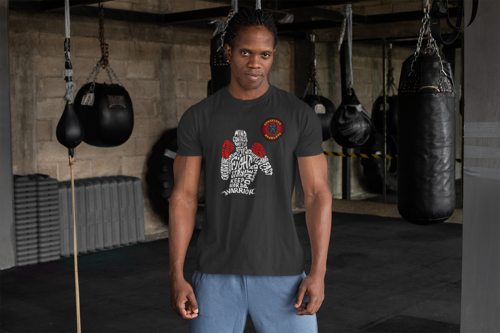 Bengaluru Brawlers Boxing Graphic Black Tshirt