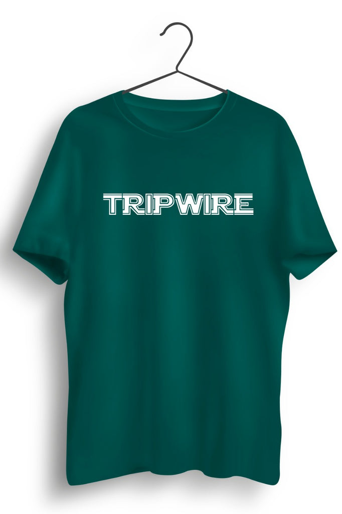 Tripwire Graphic Printed Green Tee