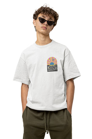 Trance Oversized Pocket White Tshirt