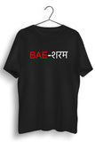 Baesharam Regular Black Tshirt