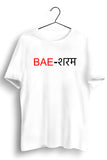 Baesharam Regular White Tshirt