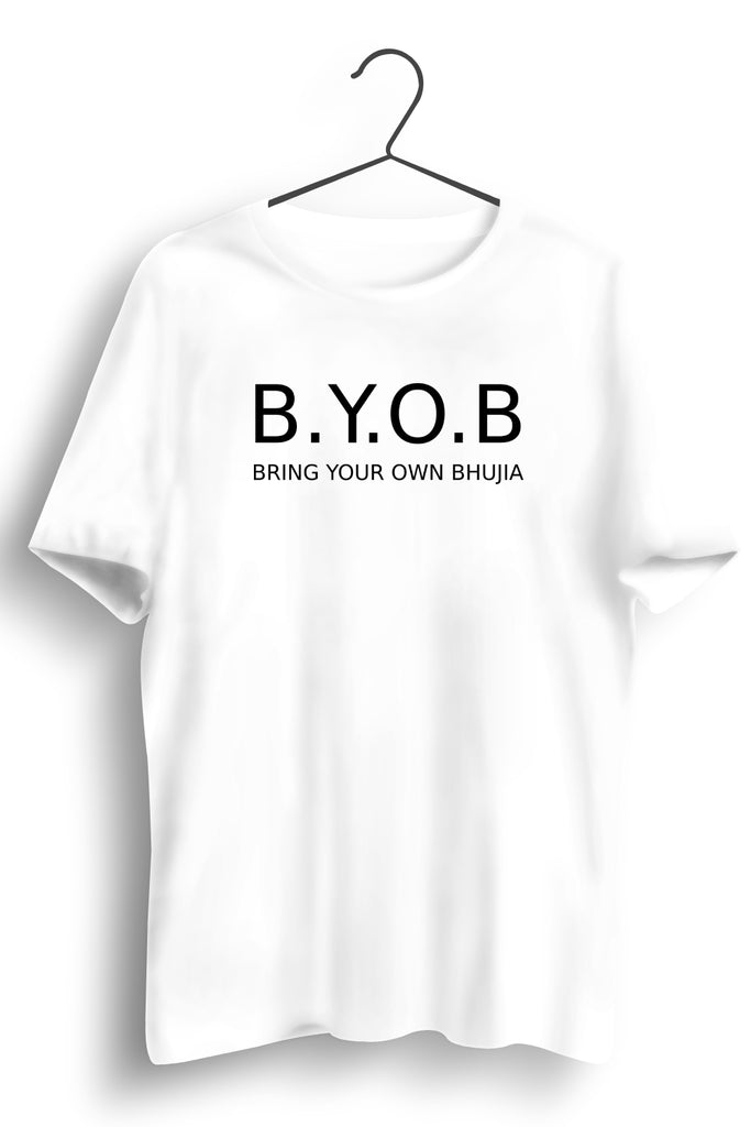 B.Y.O.B Regular White T shirt