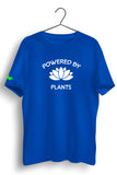 Powered By Plant Regular Blue Tshirt