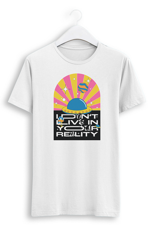 Trance Regular White Tshirt