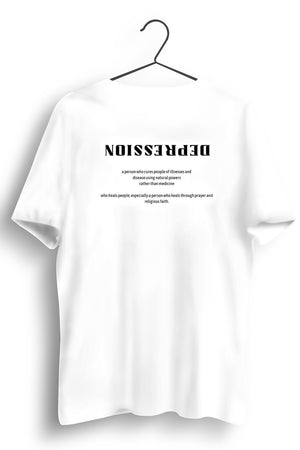 Healer Graphic Printed White Tshirt