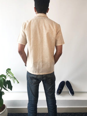 Camped Collar Half Sleeve Shirt